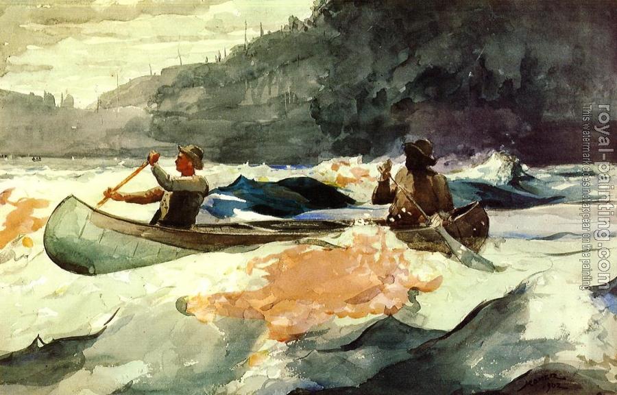 Winslow Homer : Shooting the Rapids II